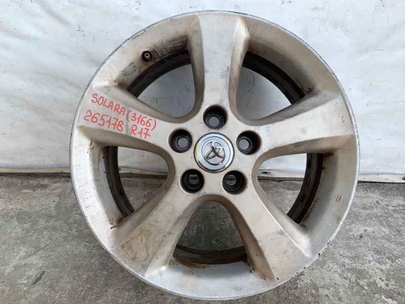 Диск R17 TOYOTA SOLARA 03-09 2004 3.3 3MZFE 42611-AA040 Б/У