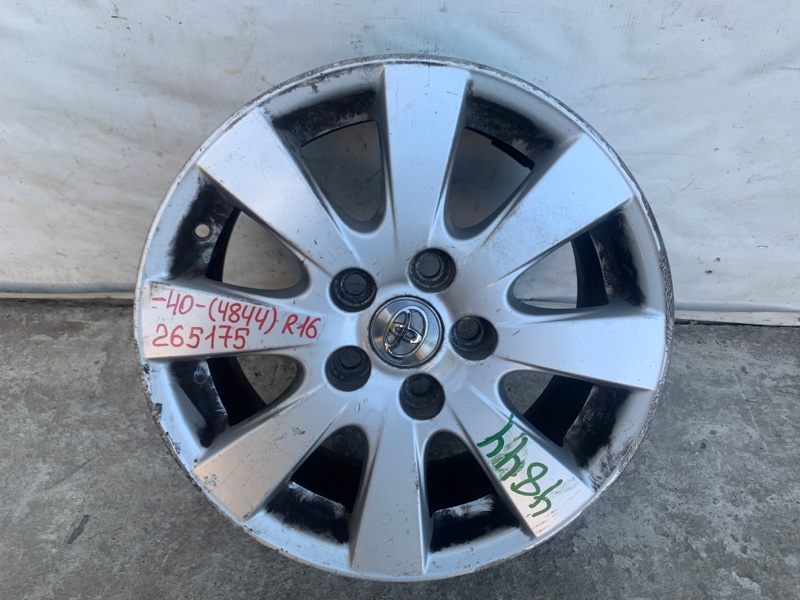 Диск R16 CAMRY 40 06-11 2007 2.4 2AZFXE