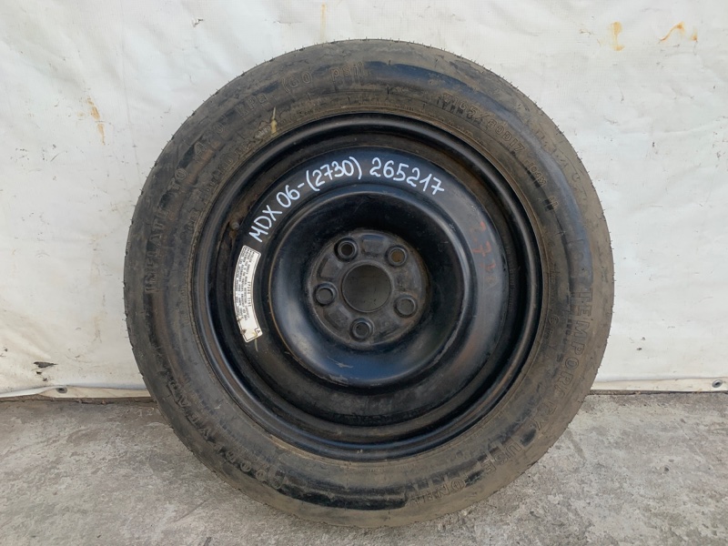 Диск колесный (докатка) ACURA MDX (YD2) 06-13 2011 Внедорожник 3.7 J37A1 42700-SHJ-A51 Б/У