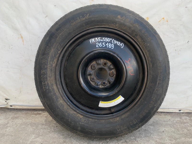 Диск колесный (докатка) INFINITI FX S50 03-08 2007 Внедорожник 3.5 VQ35DE 40300CG077 Б/У