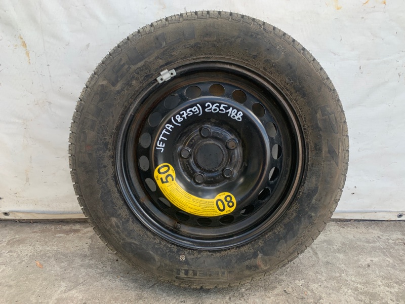 Запчасть диск колесный (докатка) VOLKSWAGEN JETTA USA 10-17 2011 2.5 1K0601027H Б/У Диск колесный (докатка) VOLKSWAGEN JETTA USA 10-17 2011 2.5 1K0601027H Б/У