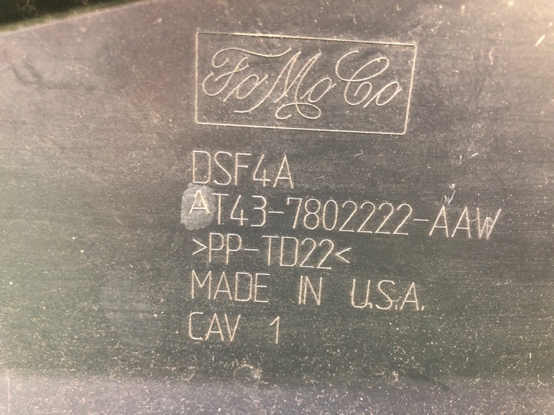 Пластик под лобовое стекло / Жабо EDGE 06-14 2010 T35PDED