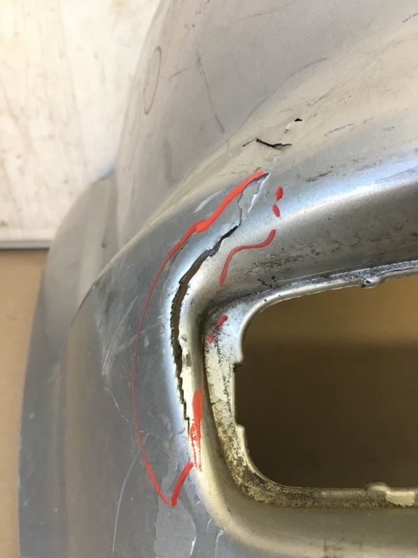 Бампер задний JOURNEY 08-20 2012 Внедорожник 3.6 ERB