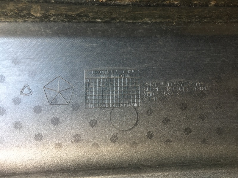 Бампер задний JOURNEY 08-20 2012 Внедорожник 3.6 ERB