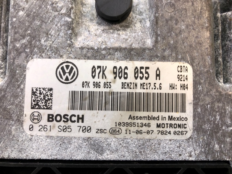 Блок управления двигателем JETTA USA 10-17 2011 Седан CBTA 2.5L