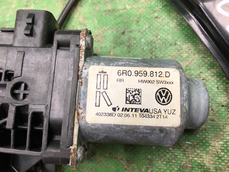 Стеклоподъемник задний правый JETTA USA 10-17 2011 Седан CBTA 2.5L