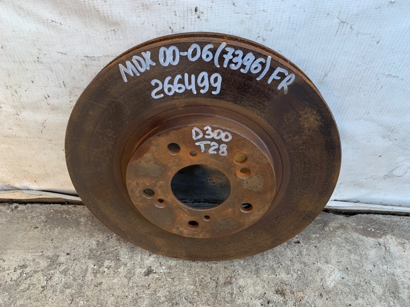 Тормозной диск передний MDX (YD1) 00-06 2002 3.5