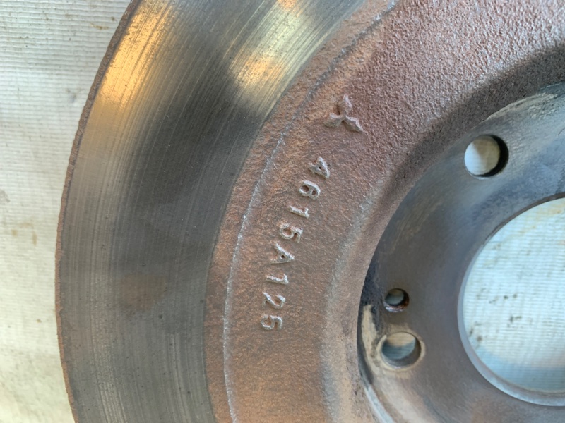 Тормозной диск задний OUTLANDER GF 12- 2019 2.4 Тормозной диск задний OUTLANDER GF 12- 2019 2.4