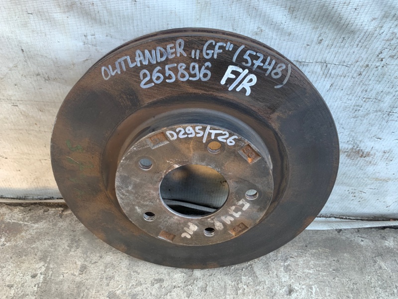 Тормозной диск передний OUTLANDER GF 12- 2019 2.4