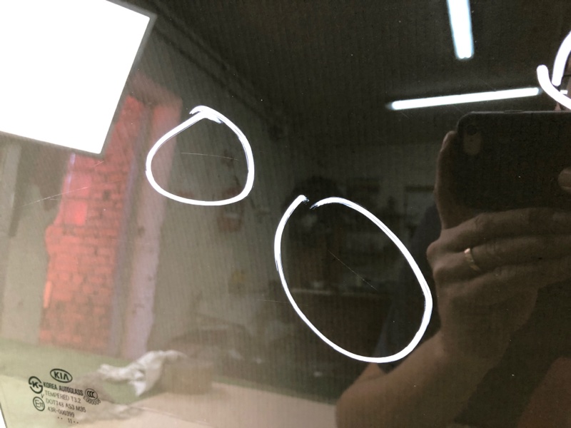 Стекло двери заднее правое KIA SOUL AM 08-13 G4NA