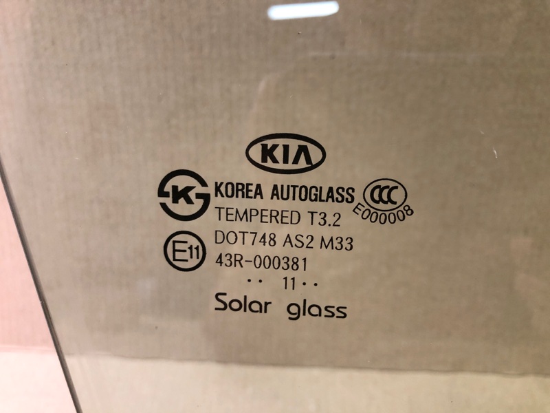 Стекло двери переднее правое SOUL AM 08-13 2011 G4NA Стекло двери переднее правое SOUL AM 08-13 2011 G4NA