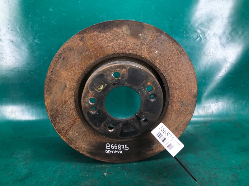 Тормозной диск передний KIA OPTIMA TF 11-16 2013 TF 2.4 G4KK 517123K110 Б/У