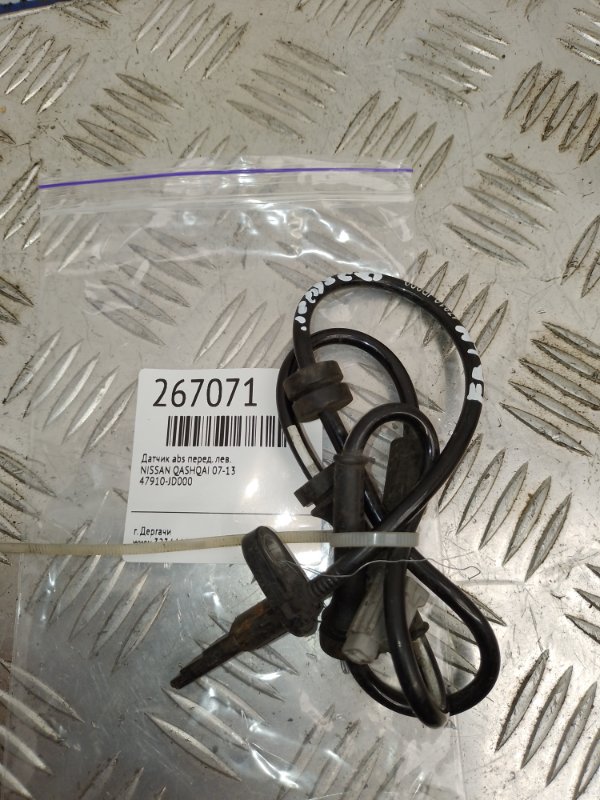 Датчик ABS передний левый NISSAN QASHQAI 07-14 47910-JD000 Б/У