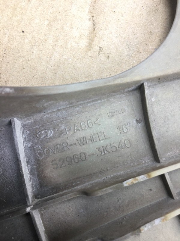 Колпак колесный SONATA NF 04-10 2007 NF G4KC 2.4