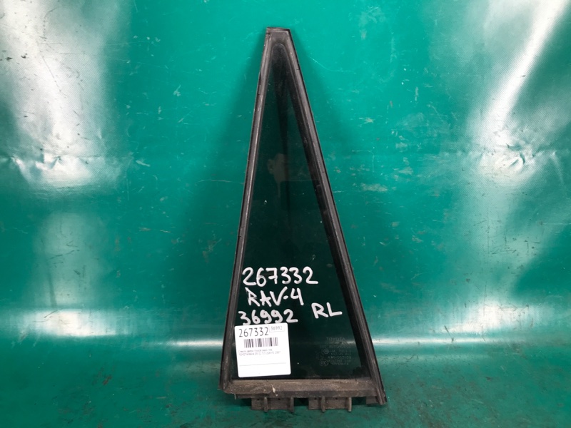 Стекло двери глухое заднее левое TOYOTA RAV4 05-12 2007 3.5 2GR-FE 68124-42110 Б/У