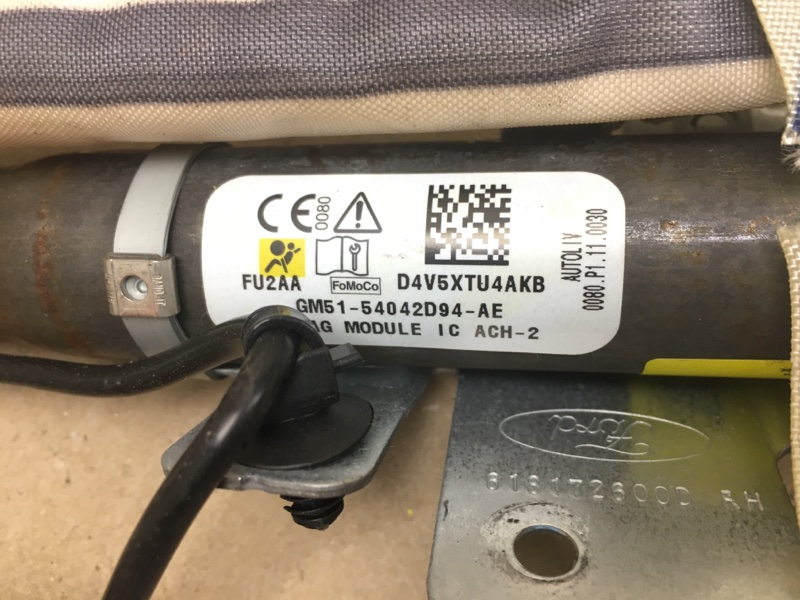 Подушка безопасности (штора) правая FORD FOCUS 10-18 MK3 2.0 C20HDEX