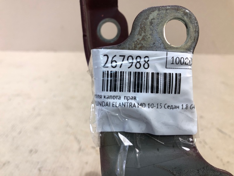 Петля капота правая ELANTRA MD 10-15 2014 Седан 1.8 G4NB