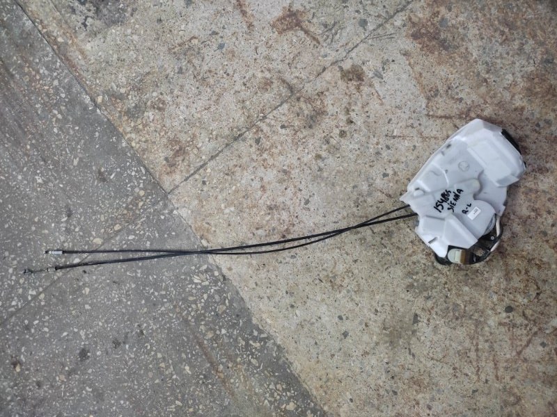 Замок двери боковой задний левый TOYOTA SIENNA 11-16 2013 GSL30 3.5 2GR-FE 69300-08020 Б/У