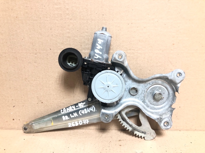 Стеклоподъемник задний левый TOYOTA CAMRY 40 06-11 2007 2.4 2AZFXE 69804-06110 Б/У