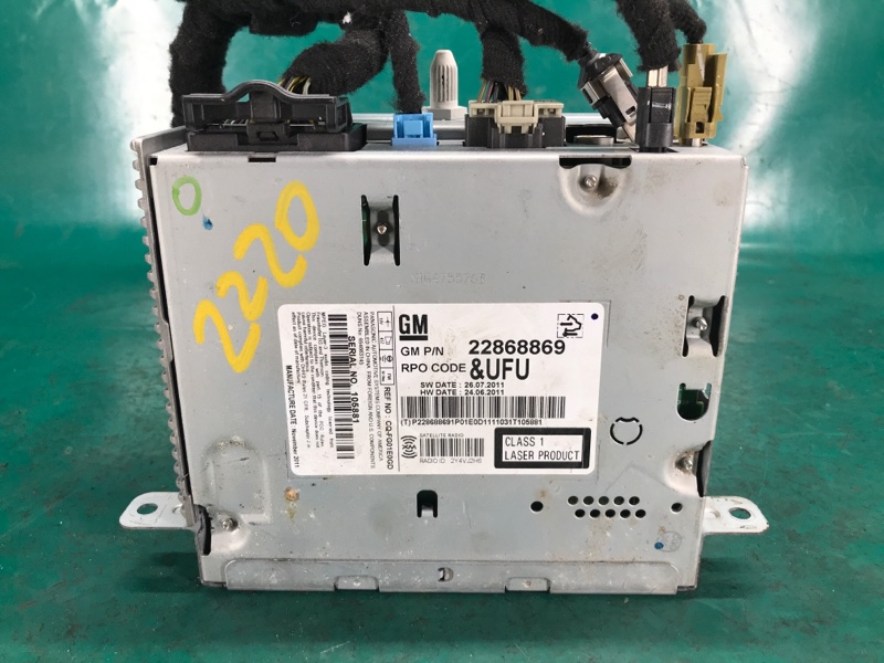 CD чейнджер CHEVROLET VOLT 10-15 1.4 LUU