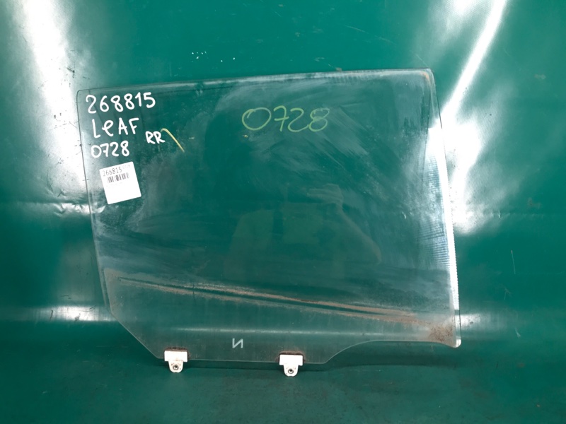 Стекло двери заднее правое NISSAN LEAF 10-17 2012 82300-3NA5A Б/У