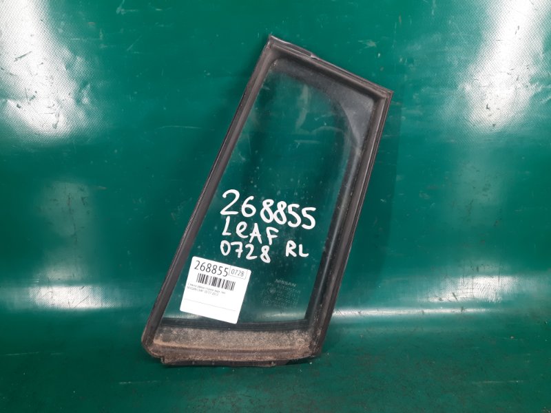 Стекло двери глухое заднее левое NISSAN LEAF 10-17 2012 82221-3NA0A Б/У