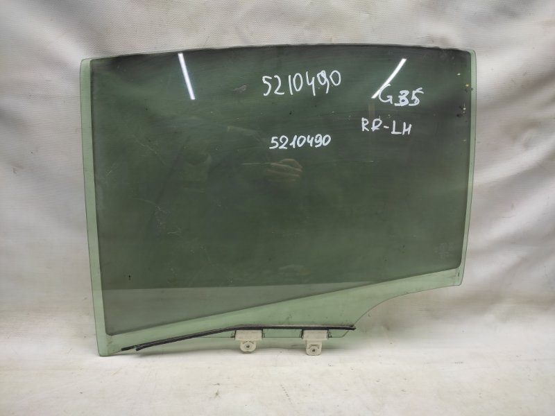 Стекло двери заднее левое INFINITI G25/G35/G37/Q40 06-14 2007 Седан 3.5 VQ35HR 82301-JK000 Б/У