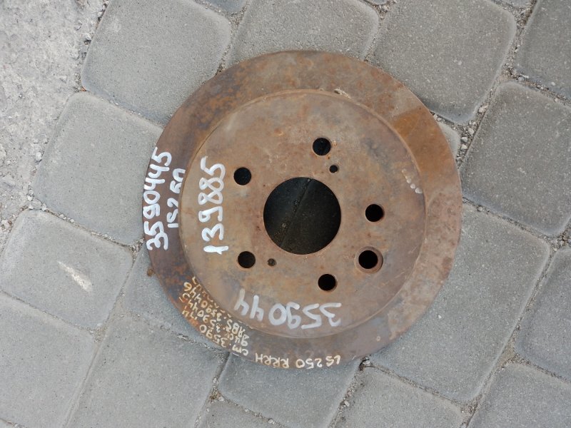 Тормозной диск задний LEXUS IS250/350 05-13 42431-30280 Б/У