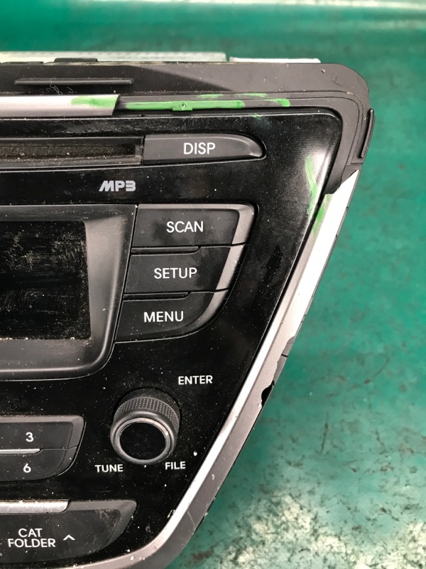 Магнитола ELANTRA MD 10-15 2015 MD 1.8 G4NB