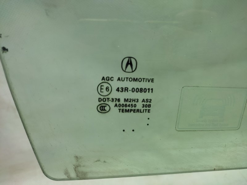 Стекло двери переднее правое MDX (YD2) 06-13 2008 YD2 3.7