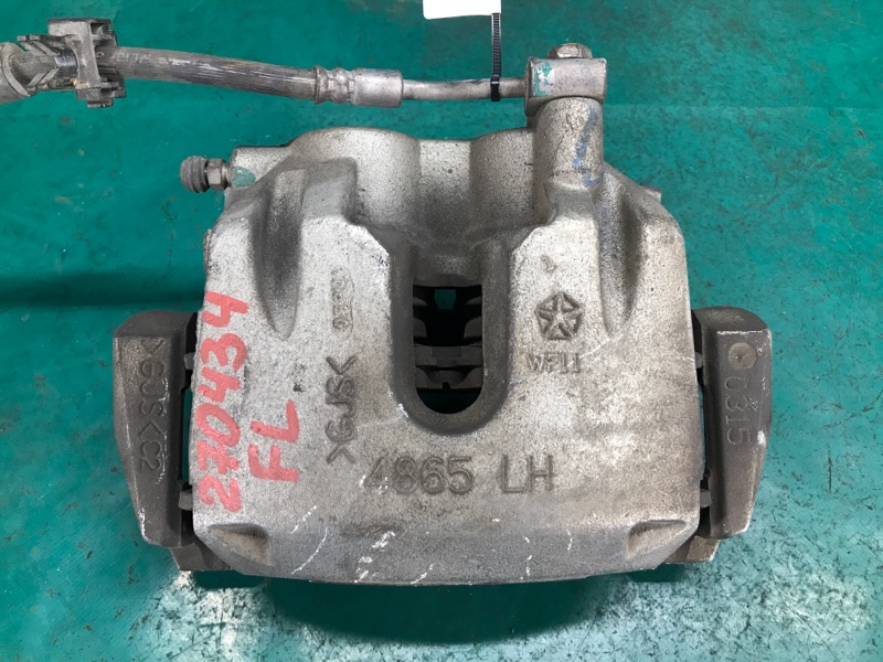 Суппорт тормозной передний левый DODGE DURANGO 11- (WD) 2014 3.6 ERB 68052363AB Б/У