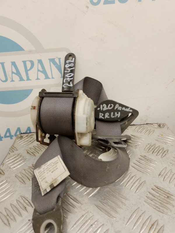 Ремень безопасности задний левый TOYOTA LAND CRUISER PRADO 120 02-09 73370-60250-A0 Б/У