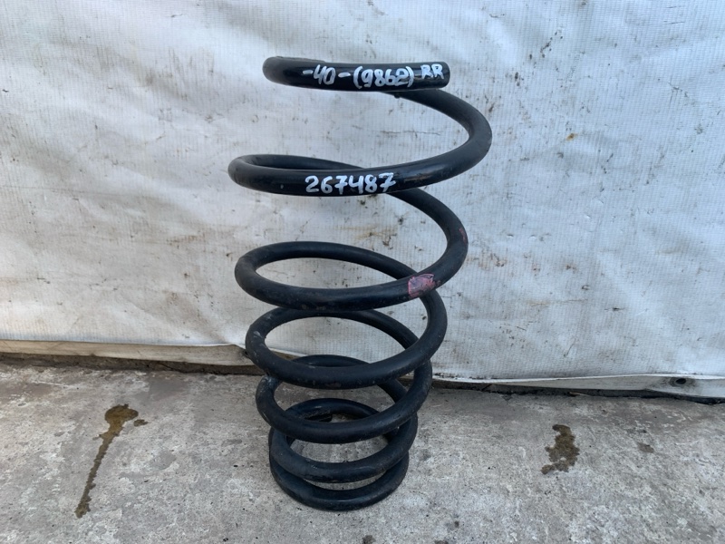 Пружина задней подвески TOYOTA CAMRY 40 06-11 2007 3.5 2GR-FE 48231-06390 Б/У