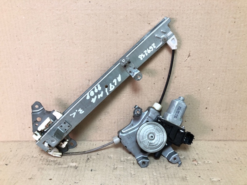 Стеклоподъемник задний левый NISSAN ALTIMA L32 07-12 2012 Седан 2.5 QR25DE 82721-JA000 Б/У