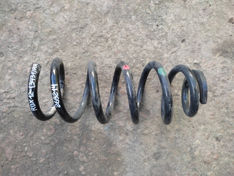 Запчасть пружина задней подвески ACURA RDX 12-19 2017 TB4 3.5 J35Z2 52441-TX5-A12 Б/У Пружина задней подвески ACURA RDX 12-19 2017 TB4 3.5 J35Z2 52441-TX5-A12 Б/У