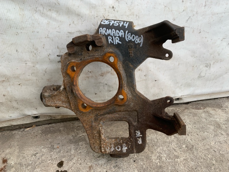 Цапфа правая NISSAN QX56 / TITAN / ARMADA 04-16 2008 VK56DE 43018-ZQ00A Б/У