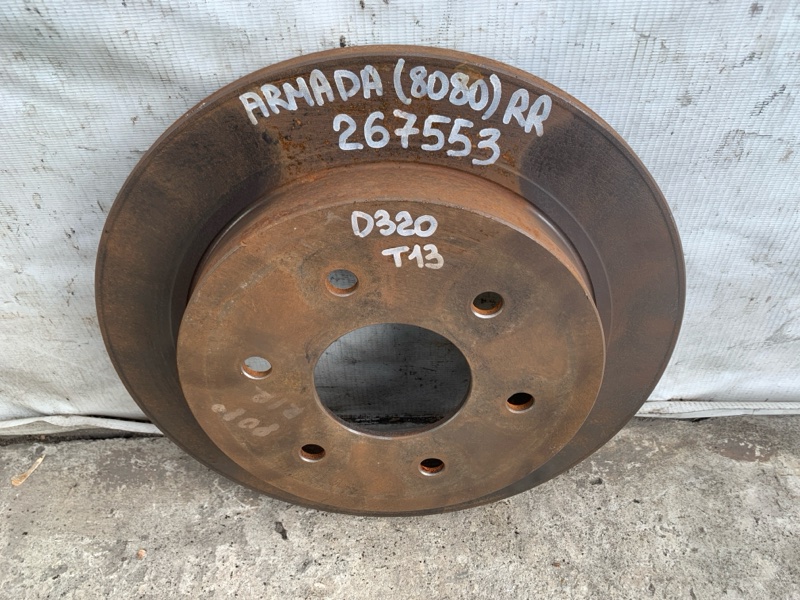 Тормозной диск задний QX56 / TITAN / ARMADA 04-16 2008 VK56DE