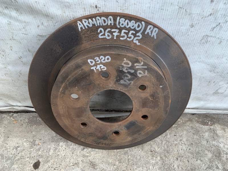 Тормозной диск задний QX56 / TITAN / ARMADA 04-16 2008 VK56DE