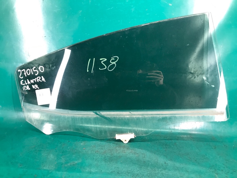 Стекло двери заднее правое HYUNDAI ELANTRA MD 10-15 2012 1.8 G4NB 83421-3X020 Б/У
