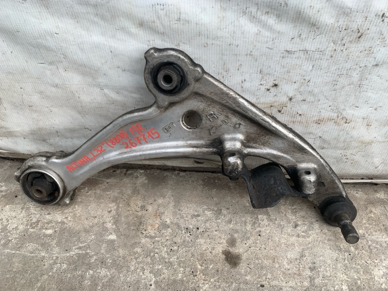 Рычаг передней подвески нижний правый ALTIMA L32 07-12 2012 Седан 2.5 QR25DE Рычаг передней подвески нижний правый ALTIMA L32 07-12 2012 Седан 2.5 QR25DE