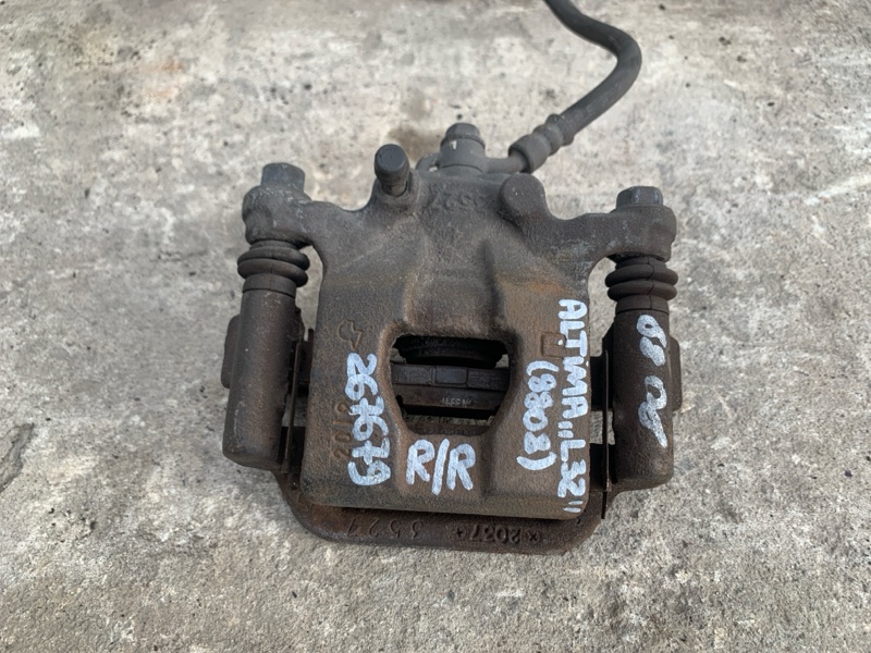 Суппорт тормозной задний правый NISSAN ALTIMA L32 07-12 2012 Седан 2.5 QR25DE 44001-JA01B Б/У