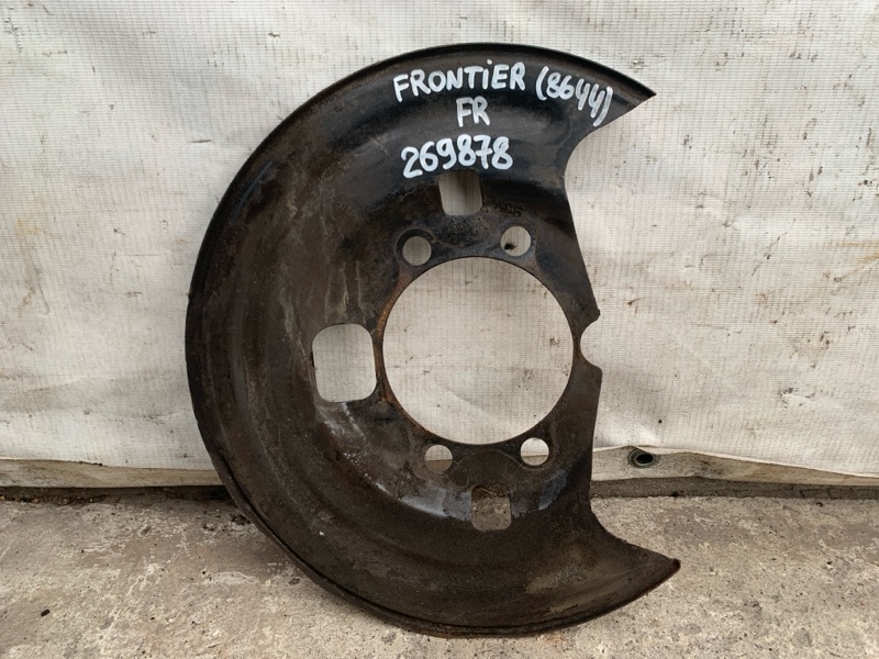 Защита тормозного диска передняя NISSAN FRONTIER 04-21 2014 D40 4.0 VQ40DE 41150-ZZ70A Б/У