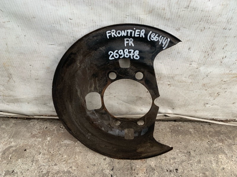 Защита тормозного диска передняя FRONTIER 04-21 2014 D40 4.0 VQ40DE