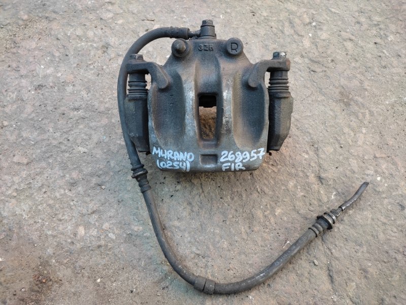 Запчасть суппорт тормозной передний правый NISSAN MURANO Z50 02-07 2004 3.5 VQ35DE 41001-CA000 Б/У Суппорт тормозной передний правый NISSAN MURANO Z50 02-07 2004 3.5 VQ35DE 41001-CA000 Б/У