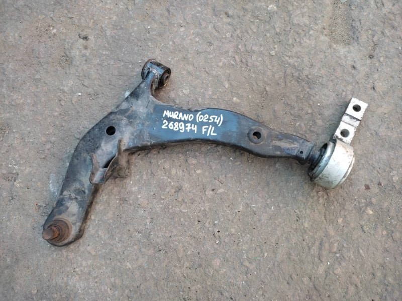 Запчасть рычаг передней подвески нижний левый NISSAN MURANO Z50 02-07 2004 3.5 VQ35DE 54501-CA010 Б/У Рычаг передней подвески нижний левый NISSAN MURANO Z50 02-07 2004 3.5 VQ35DE 54501-CA010 Б/У