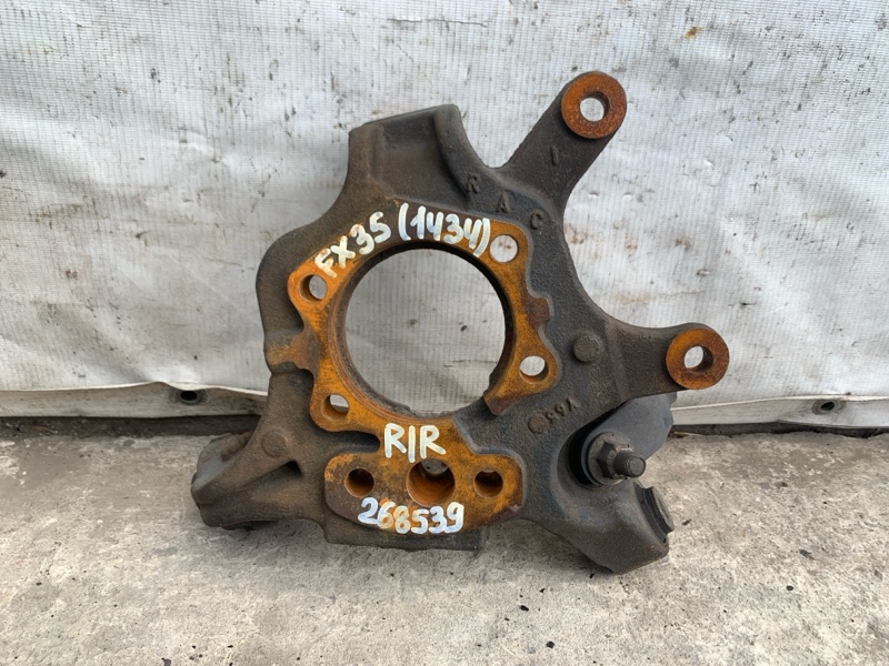 Цапфа правая INFINITI FX S50 03-08 2005 3.5 VQ35DE 43018-CG000 Б/У