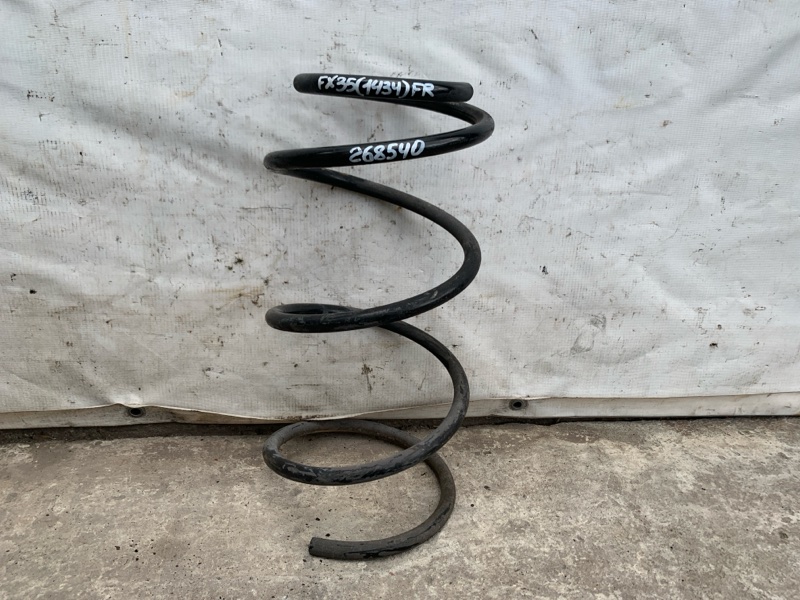 Пружина передней подвески INFINITI FX S50 03-08 2005 3.5 VQ35DE 54010-CG008 Б/У