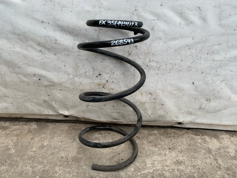 Пружина передней подвески INFINITI FX S50 03-08 2005 3.5 VQ35DE 54010-CG008 Б/У