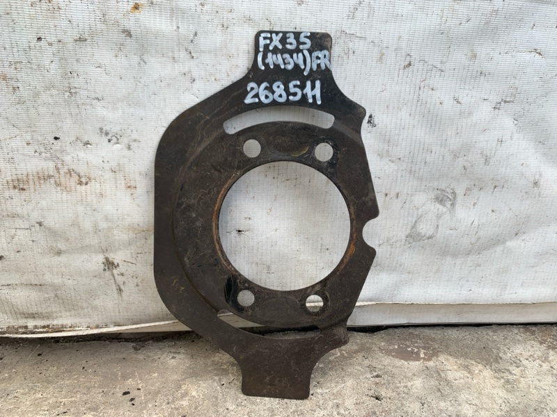 Защита тормозного диска передняя INFINITI FX S50 03-08 2005 3.5 VQ35DE 41151-9Y000 Б/У