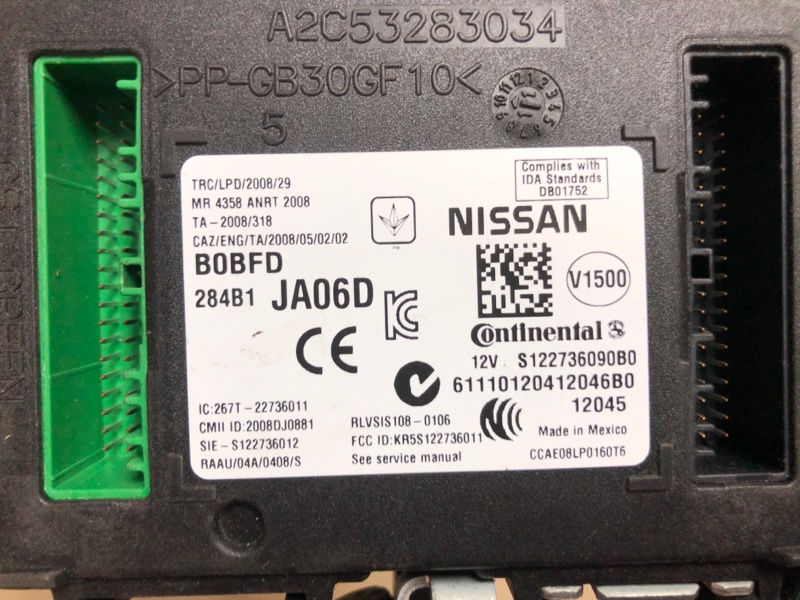 Блок комфорта ALTIMA L32 07-12 2012 Седан 2.5 QR25DE